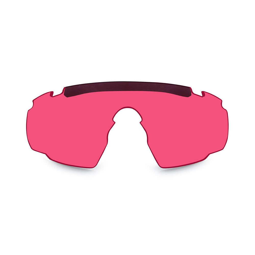 Écran rouge pour lunettes de protection balistique Saber Advanced