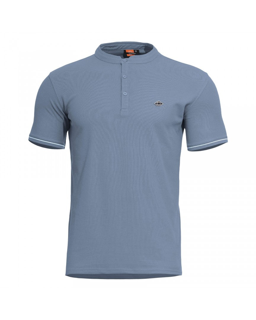 T-shirt Pentagon Levantes Henley Stripes – Confort et Style Décontracté