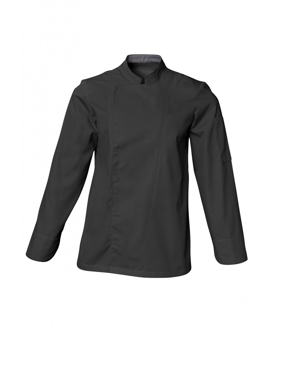Veste de Cuisine COOKIE ML – Manches Longues | Noir & Blanc
