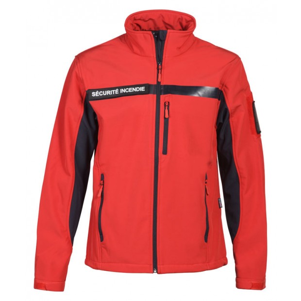 Blouson softshell sécurité incendie