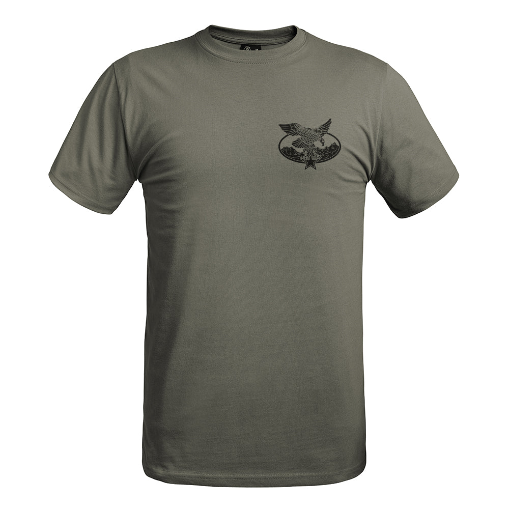 T-shirt STRONG Troupes de Montagne vert olive