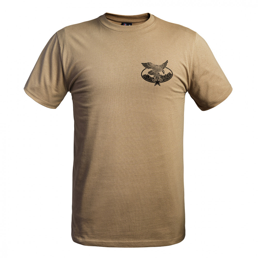 T-shirt STRONG Troupes de Montagne tan