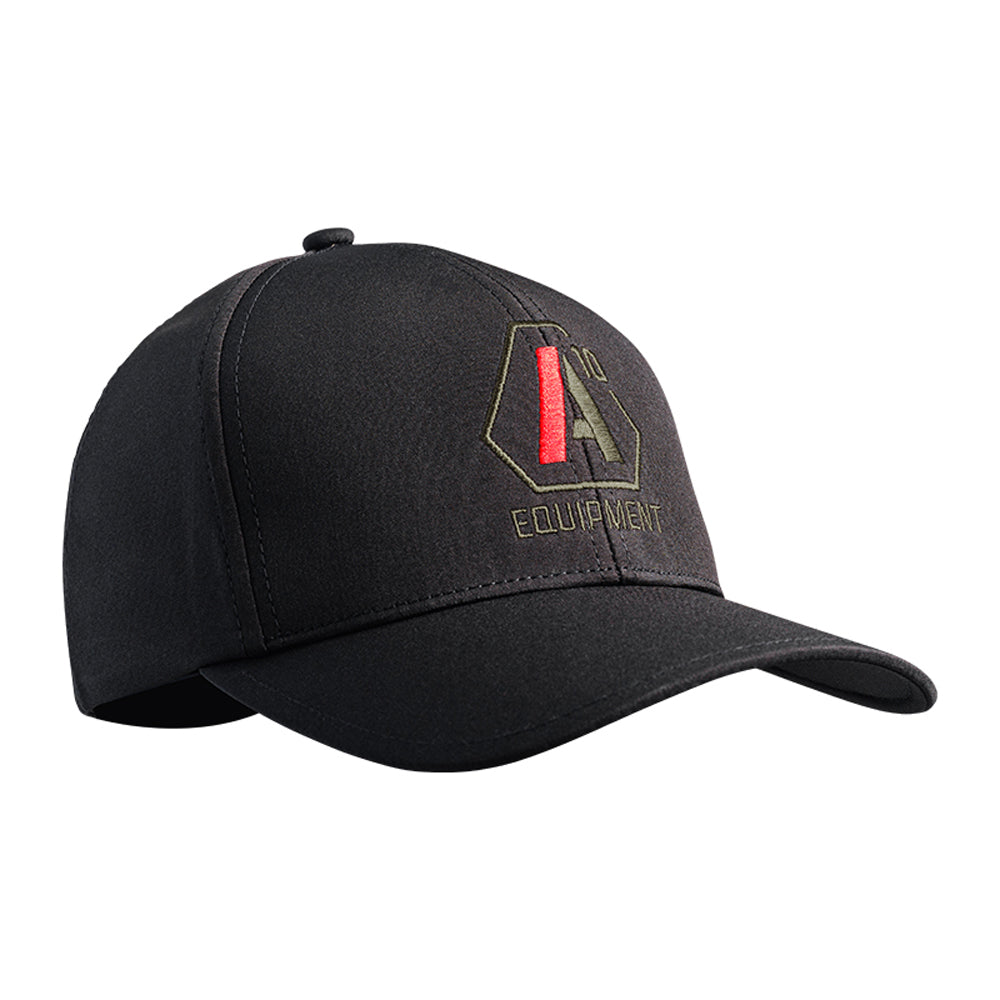 Casquette SIGNATURE noir logo vert olive/rouge