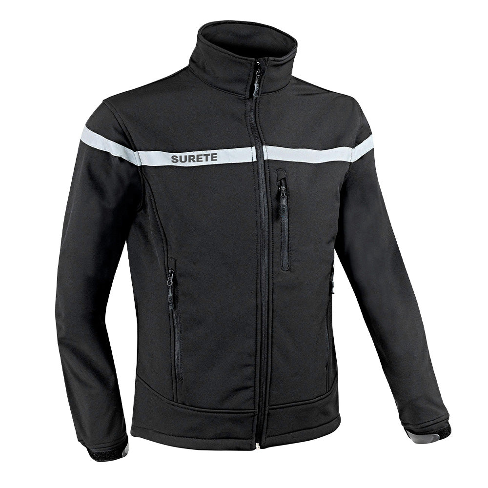 Veste Softshell SÉCU-ONE Sûreté noir