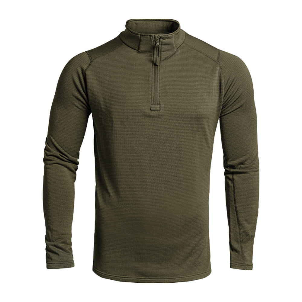 Sweat zippé THERMO PERFORMER -10°C > -20°C vert olive