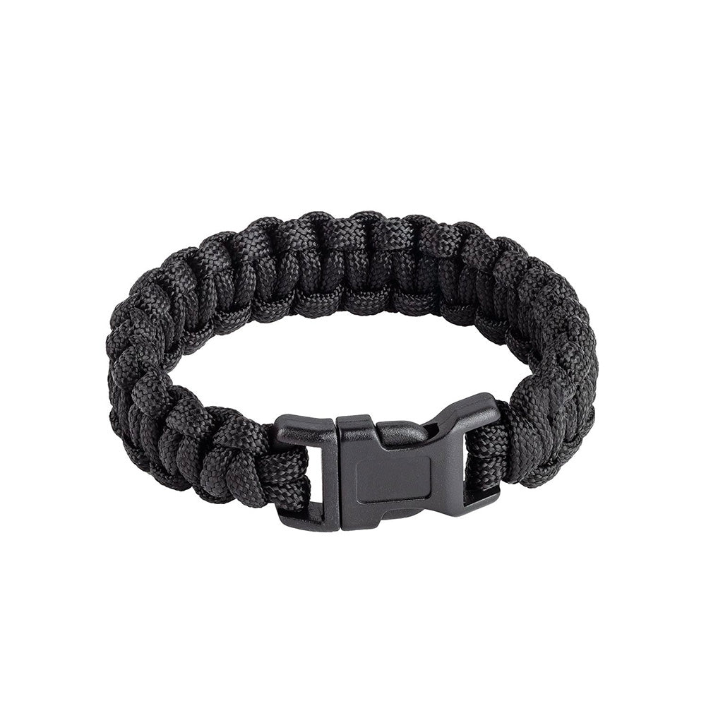 Bracelet de survie paracorde noir