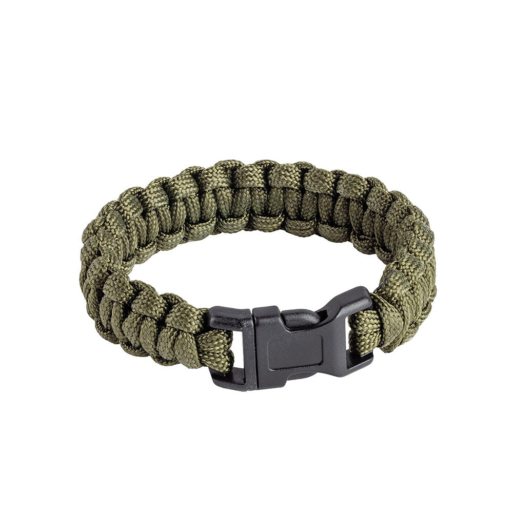 BRACELET DE SURVIE PARACORDE VERT OLIVE - L