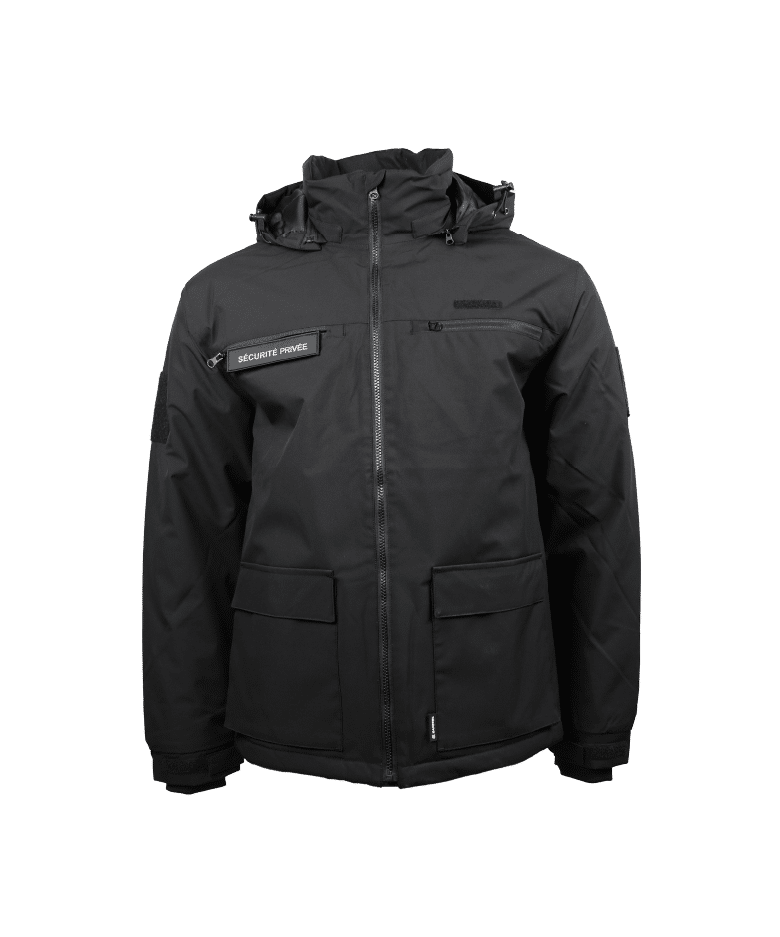 Blouson Sécurité Privée Noir - GK SAFETEK®