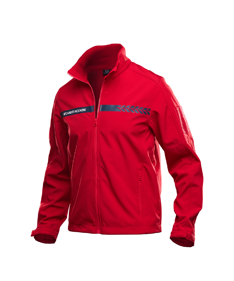 Veste de sécurité incendie rouge 