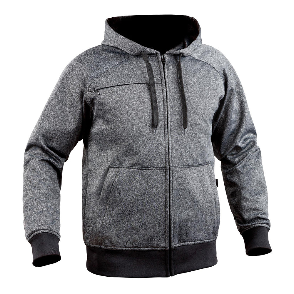 Sweat zippé GHOST gris/noir