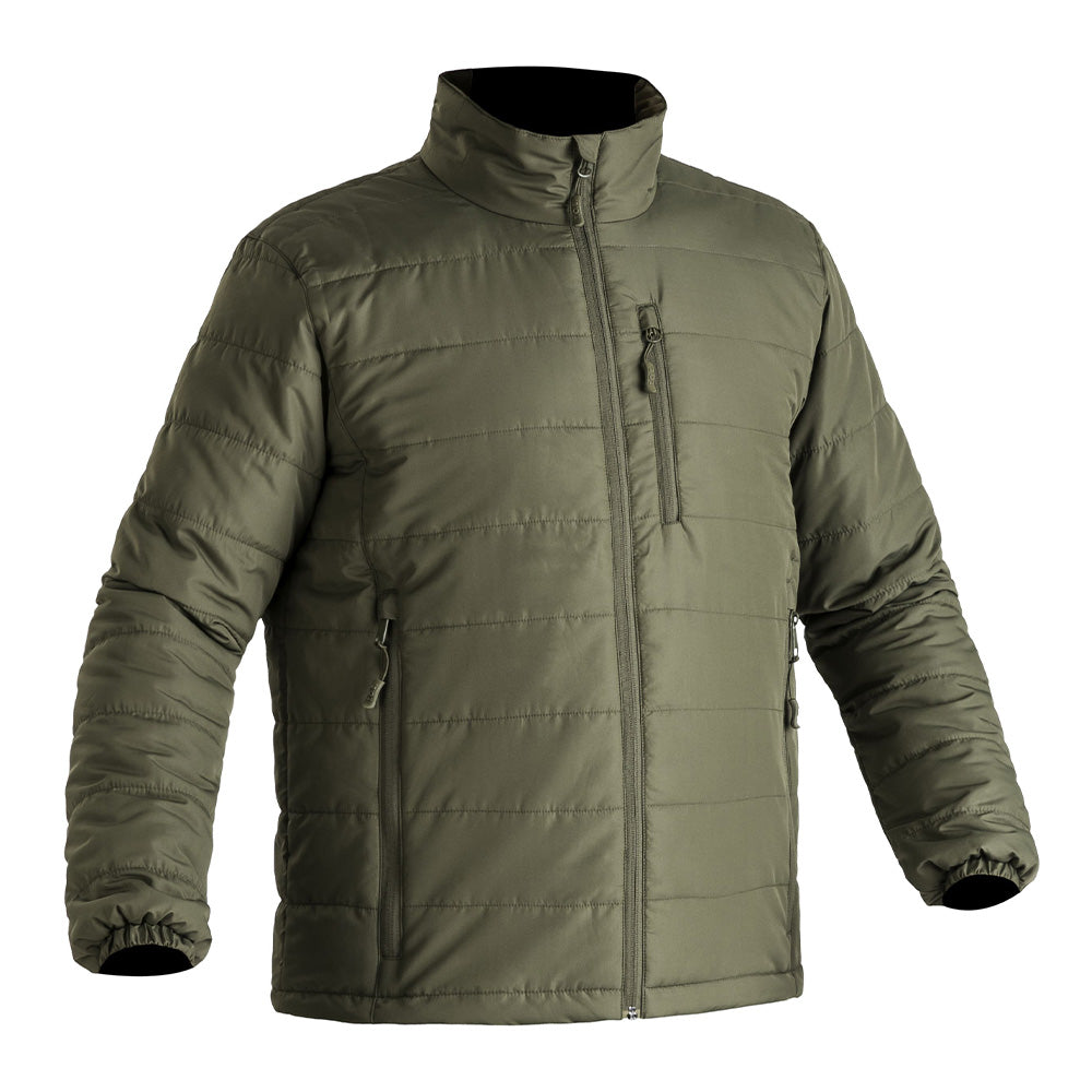 Blouson matelassé compact WOLF vert olive