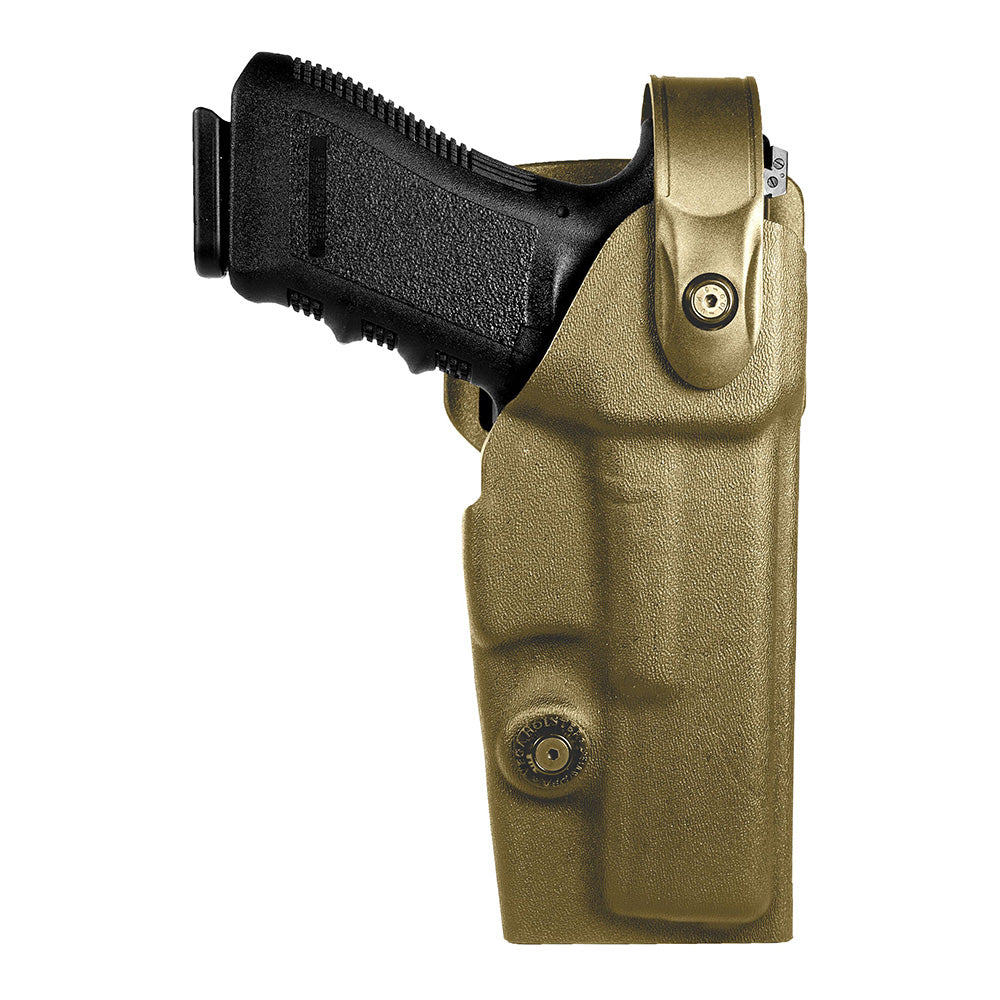 Holster droitier Vegatek Duty VKD804 tan pour GLOCK 17/19/22/23