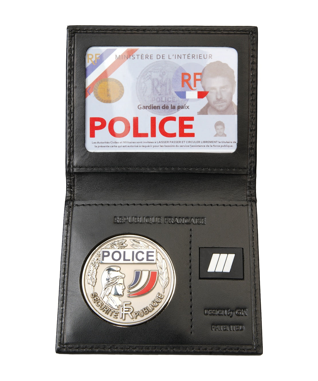 Porte-cartes avec emplacements grade et médaille GK