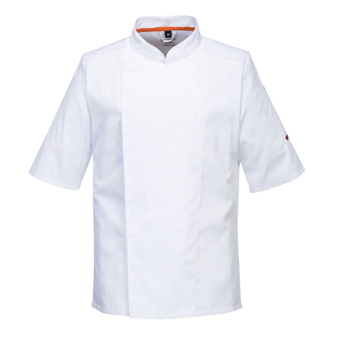 Veste de cuisine à manches courtes