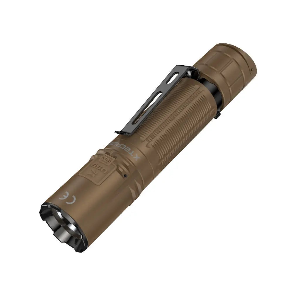 Lampe tactique rechargeable XT2CR PRO - 2100 lumens - tan Klarus