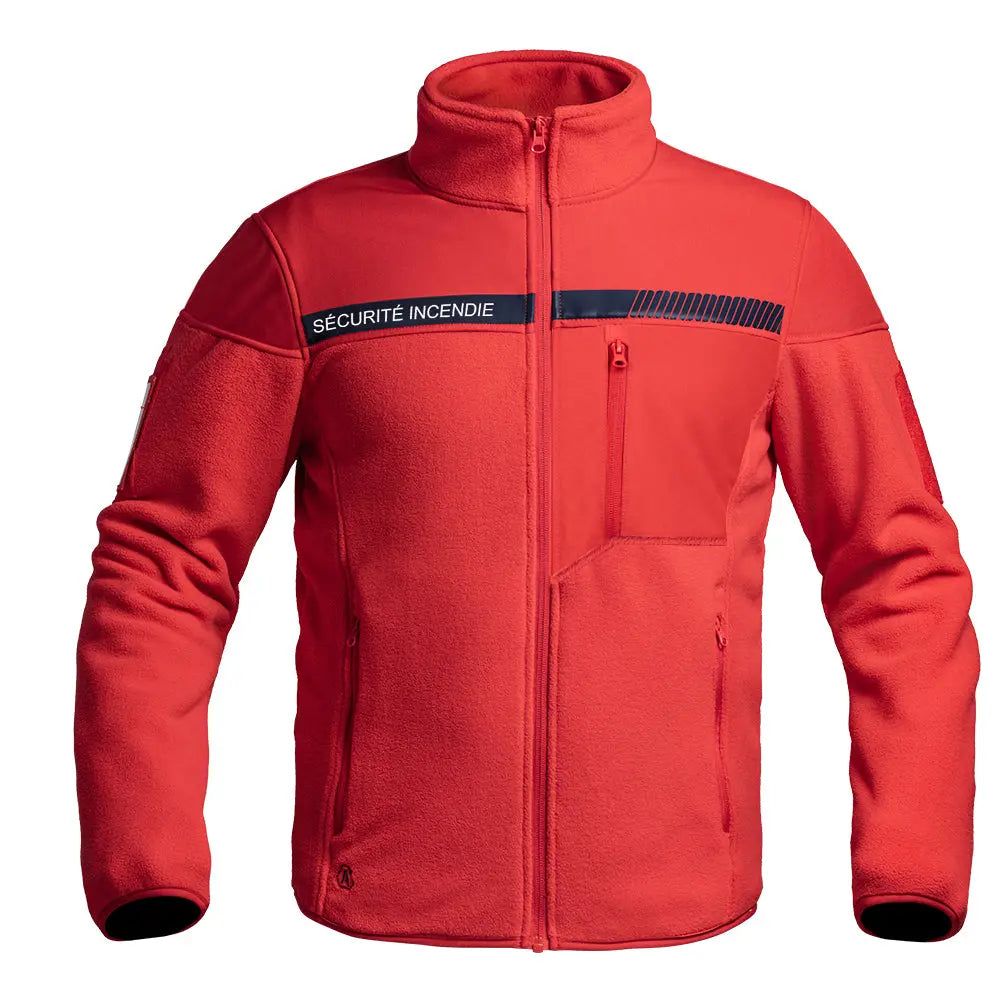 Veste Polaire SÉCU-ONE Sécurité Incendie rouge A10 Equipment